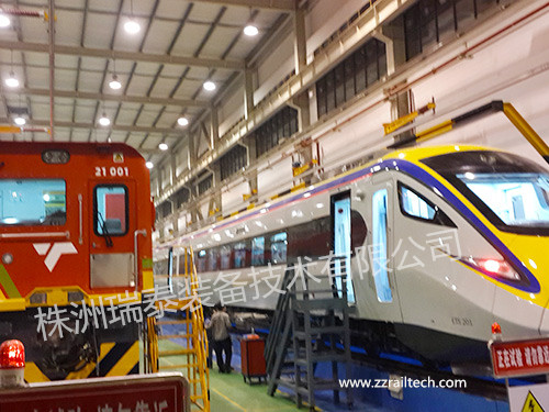 中車(chē)株機南非雙電源機車(chē)調試接觸網(wǎng) (1)